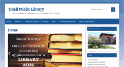 Desktop Screenshot of odellpubliclibrary.com